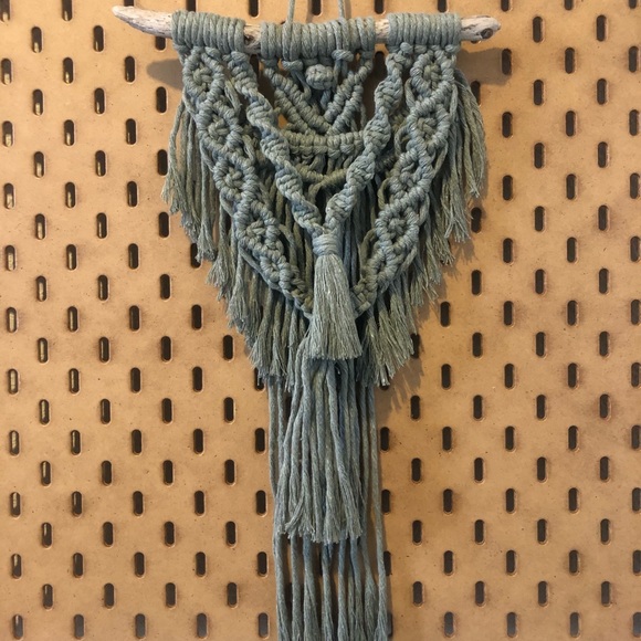 Sage macrame wall decor